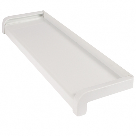 Glaf Aluminiu Alb 18 cm