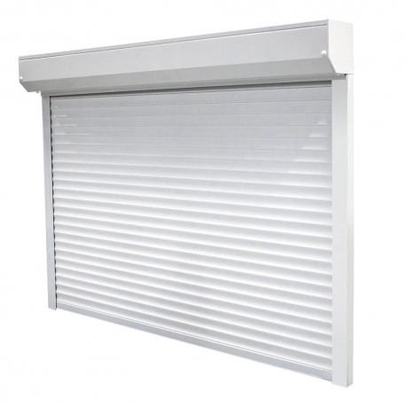 Rulou Aluminiu Alb/Maro 140/140