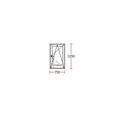 Rehau 5 camere Alb 75*115