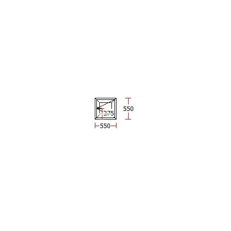 Rehau 5 camere Alb 55*55