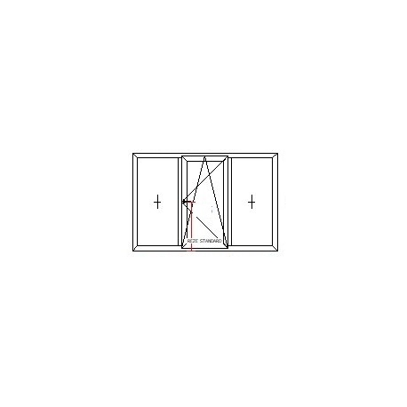 Rehau 5 camere Alb 240*145